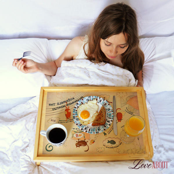 Столик для завтрака в постель «Бодрое утро»