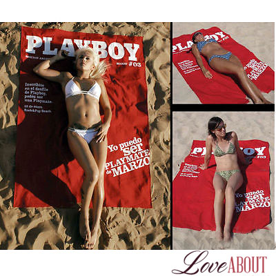 Пляжный коврик в стиле обложки Playboy