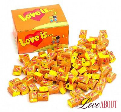 Жвачка «Love is…» апельсин-ананас