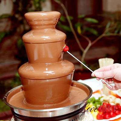 Шоколадный фонтан на стол
